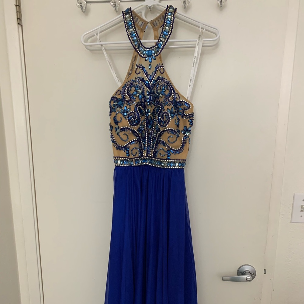 Sherri hill blue dress